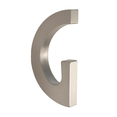 G-Griff 1732.8 für Glasschiebetüren mit einer Glasstärke von 8mm, seitliche Ansicht 