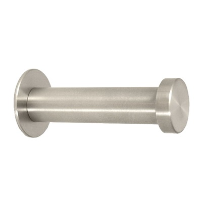 Art. 1068.60: Garderobenhaken aus Edelstahl Ø15x60mm mit Abschlussscheibe und Unterlegscheibe