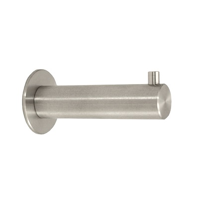 Art. 1606.60: Wandhaken aus Edelstahl Ø15x60mm mit Pin und Unterlegscheibe